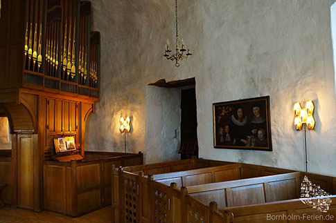Die Orgel der Rundkirche in Østerlars, Bornholm