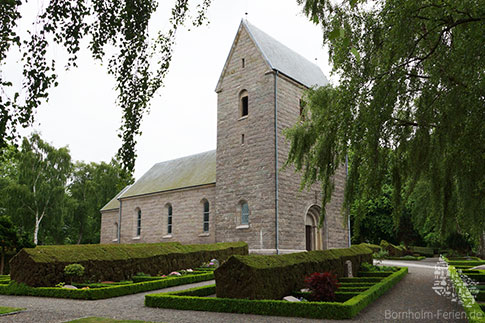 Kirche, Ro, Insel Bornholm, Daenemark