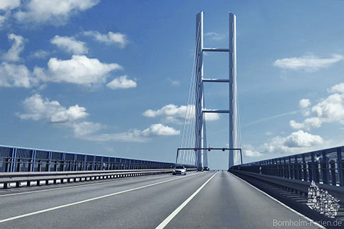 Anreise Insel Bornholm, Ruegenbruecke, Stralsund, Insel Ruegen