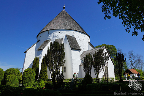 Die Rundkirche in Østerlars auf Bornholm, Dänemark