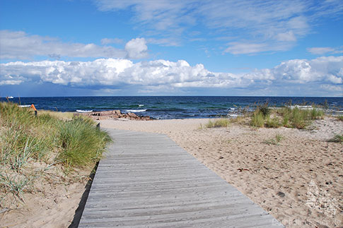 Sandvig Strand, Insel Bornholm, Daenemark