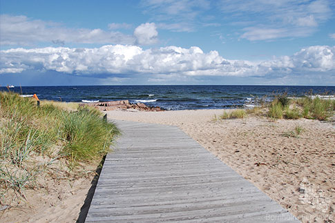 Sandvig, Ostsee Strand, Insel Bornholm, Daenemark