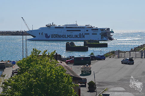 Faehre, Schnellfaehre, Katamaranfaehre, Bornholmslinjen, Anreise Insel Bornholm, Daenemark