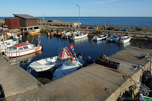 Hafen, Snogebaek, Insel Bornholm, Daenemark