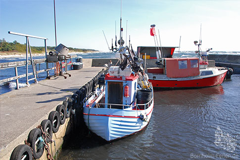 Somarken, Hafen, Insel Bornholm, Daenemark