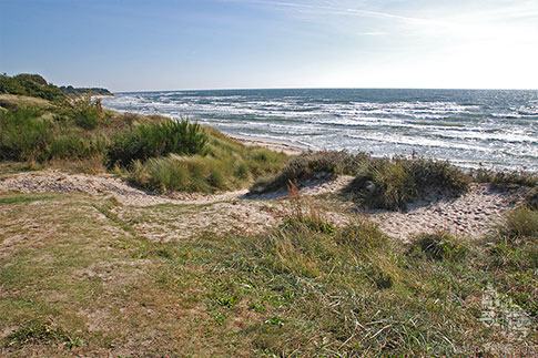 Somarken, Strand, Ostsee, Insel Bornholm, Daenemark