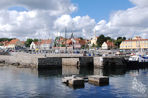Hafen, Svaneke, Insel Bornholm, Daenemark