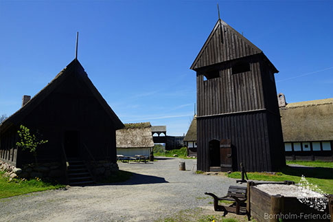 Der Turm von Bornholms Mittelalterzentrum