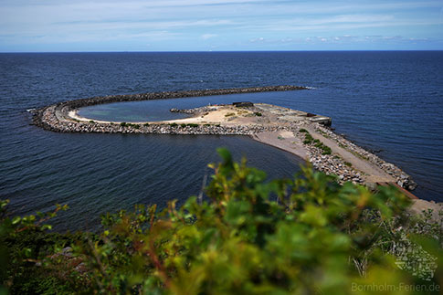Hafen, Steinbruch Ringebakkerne, Vang, Insel Bornholm, Daenemark