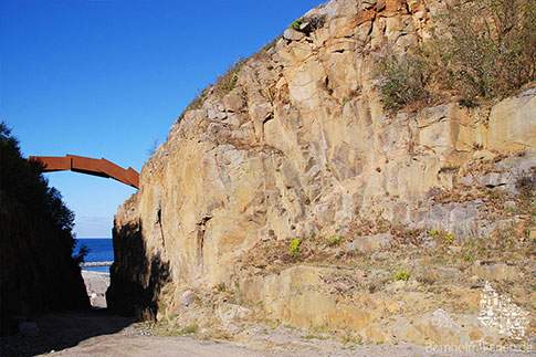 Granit-Steinbruch bei Vang auf Bornholm