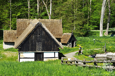 Wassermuehle Slusegaard, Suedbornholm, Insel Bornholm, Ostsee, Daenemark